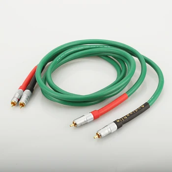 

Free shipping 2328 Pure Copper HiFi Audio cable RCA interconnect cable with Nakamichi RCA plug