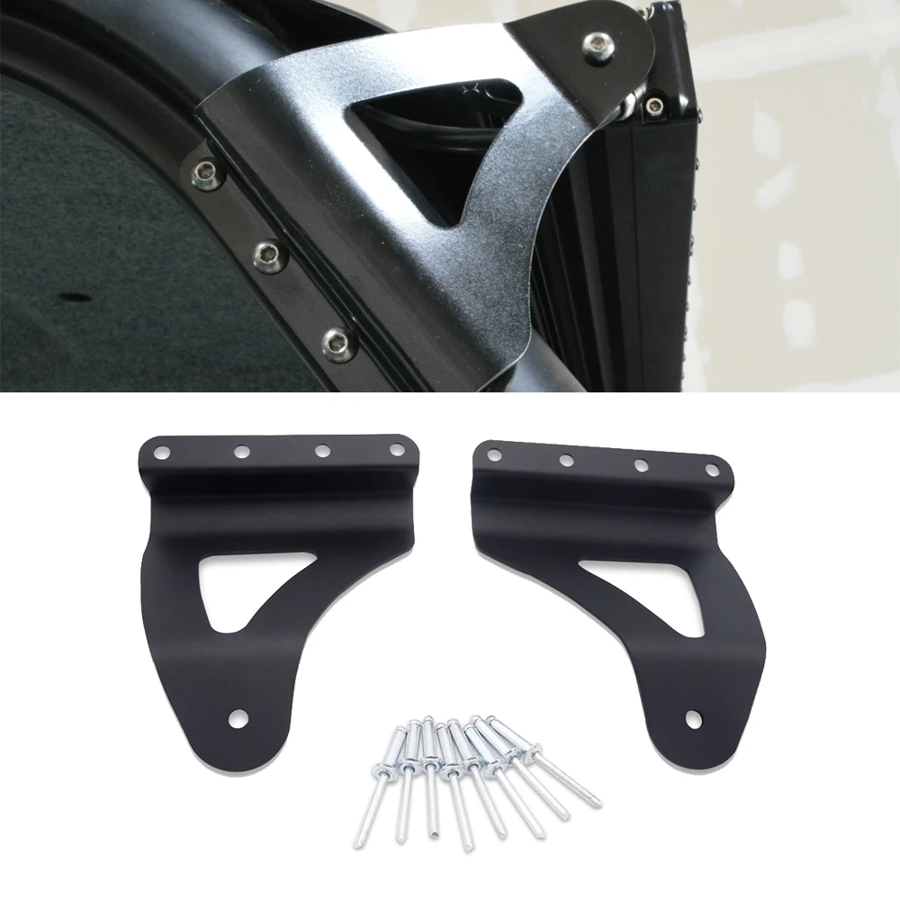 Upper Windshield 50 / 52 Inches Curved Or Straight LED Light Bar Mount Brackets For Can-am 2016-2021 Defender W Pro Fit Cage | Автомобили