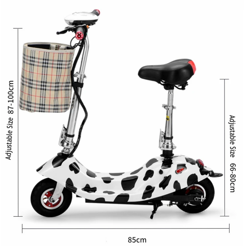 Модный симпатичный велосипед для взрослых женский складной самокат