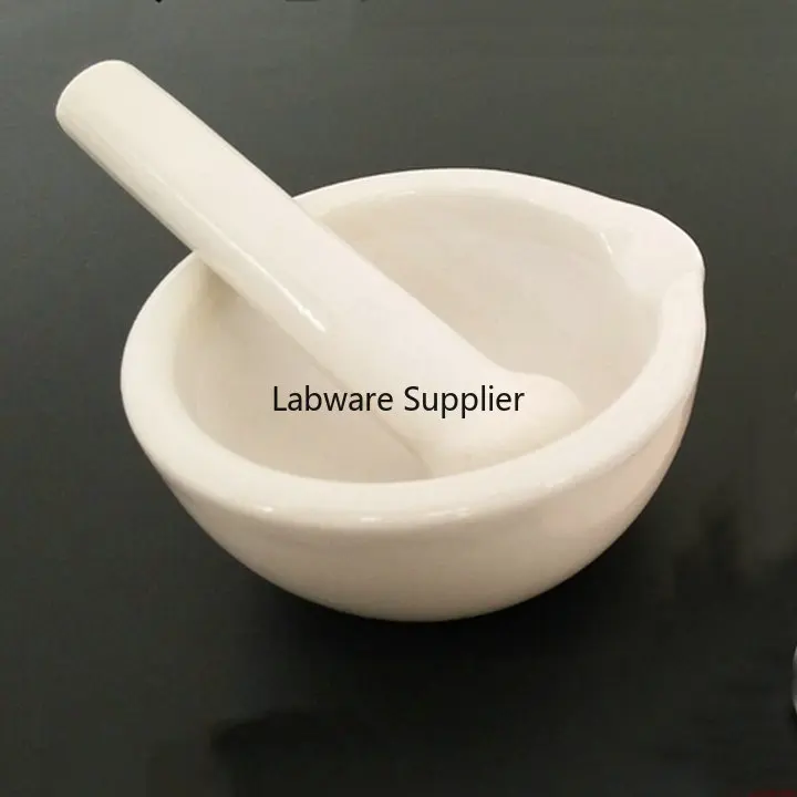 Free shipping 1pc/lot Diameter 60mm/80mm/100mm Laboratory use Porcelain Mortar and Pestle | Канцтовары для офиса и дома