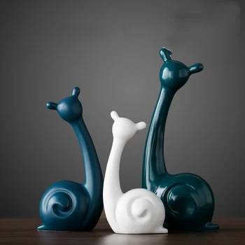 

Modern Lucky Ceramic Figurines Miniature Model Wedding Gift Home Decoration Accessories Cabinet Ornament Birthday Gifts Decor