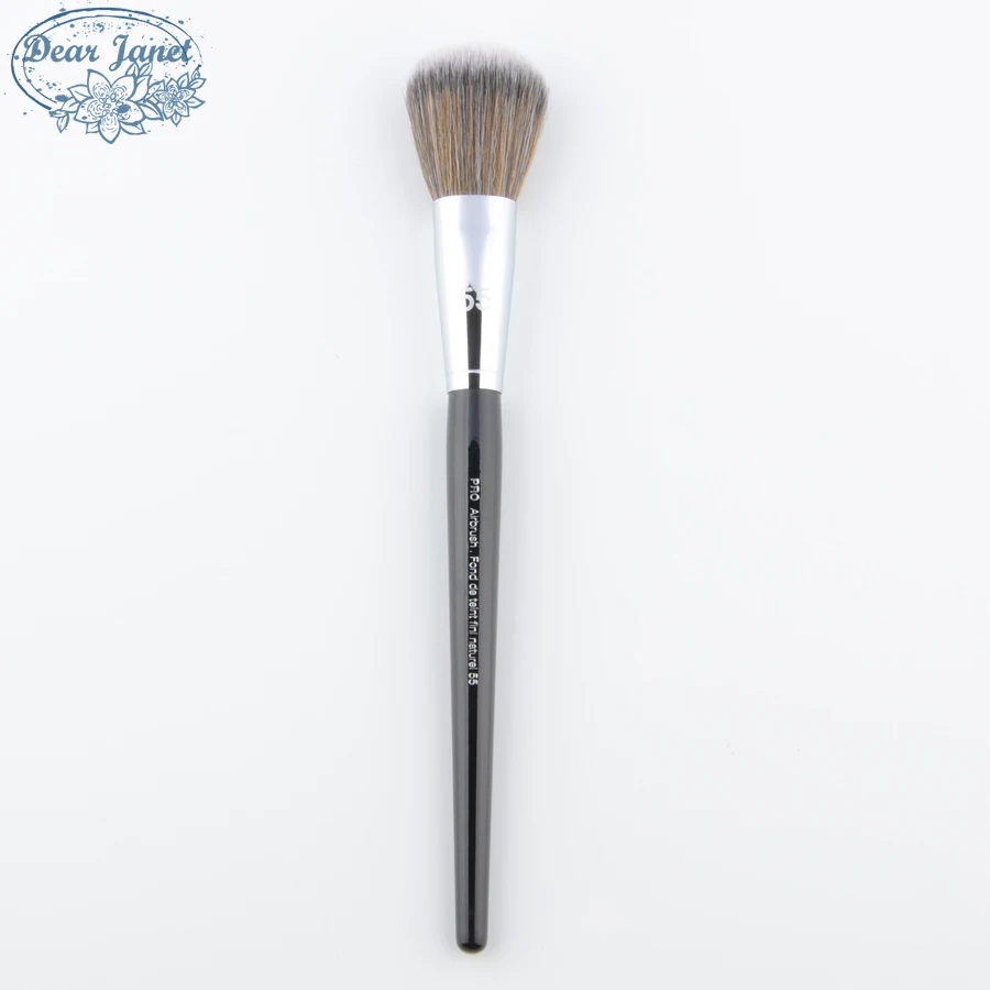 

S #55 Powder Makeup brushes Pro airbrush Make up brush Powder contour Blusher cosmetic tools Synthetic hair wood handle