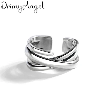 

Bohemian Vintage 925 Sterling Silver Irregular Geometric Rings For Women Men Engagement Rings Girls Party Gifts Anillos
