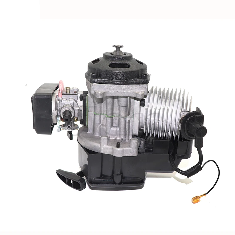 

Motorcycle 49cc 2 Stroke Pull Start Engine Motor Transmission Engine Air Filter for Mini Pocket Dirt Pit Bike ATV Quad 4 Whee