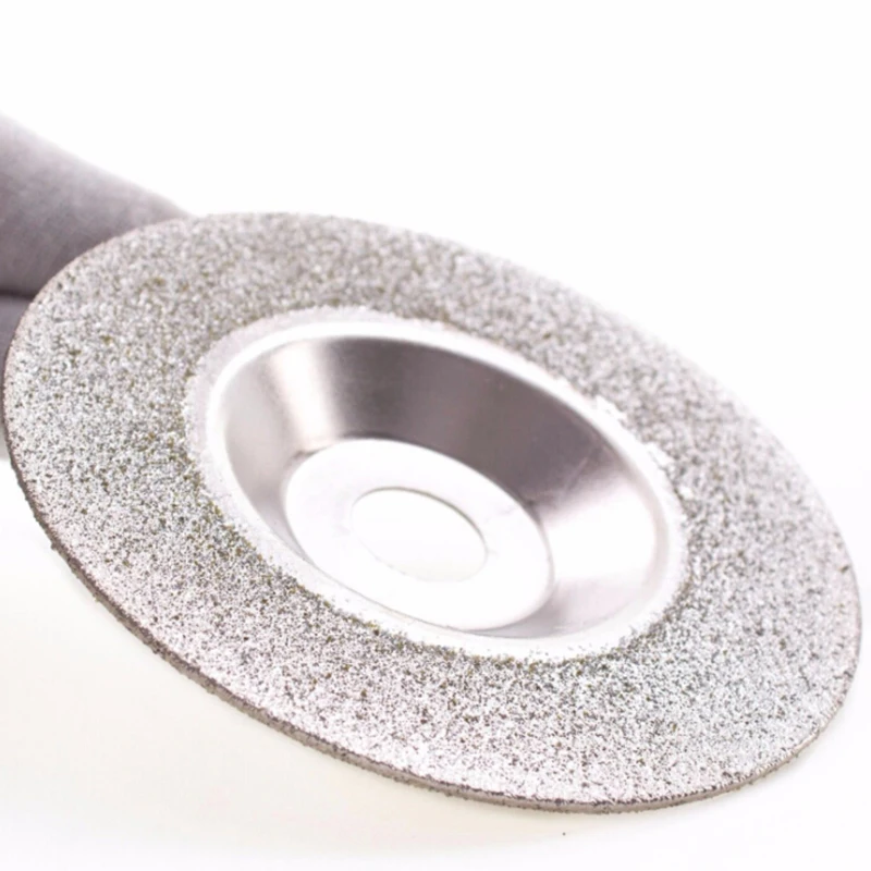 4" 60Grit Diamond Coated Grinding Disc Wheel For Angle Grinder Coarse Glass Lapidary Saw Blades Rotary Abrasive Tools NEW