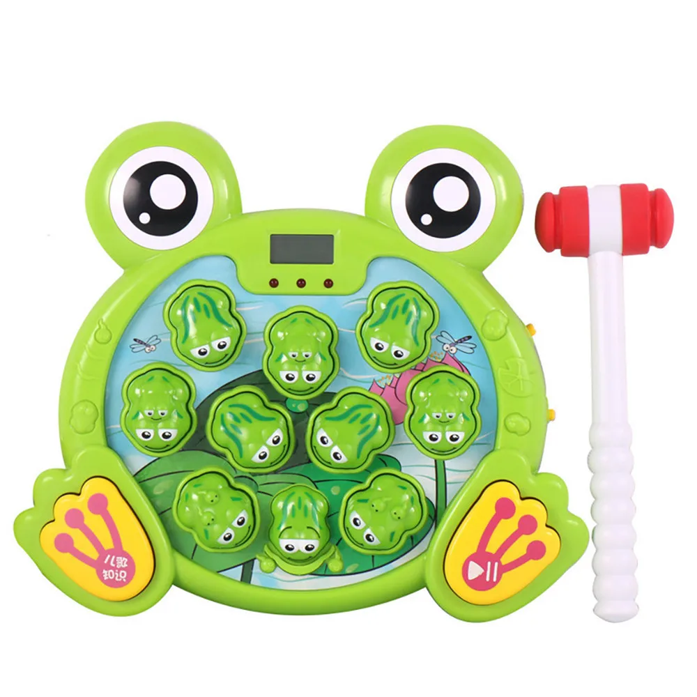 Whack lambate Frog Attack Hit электронная детская звуковая игрушка интерактивная The хомяк +