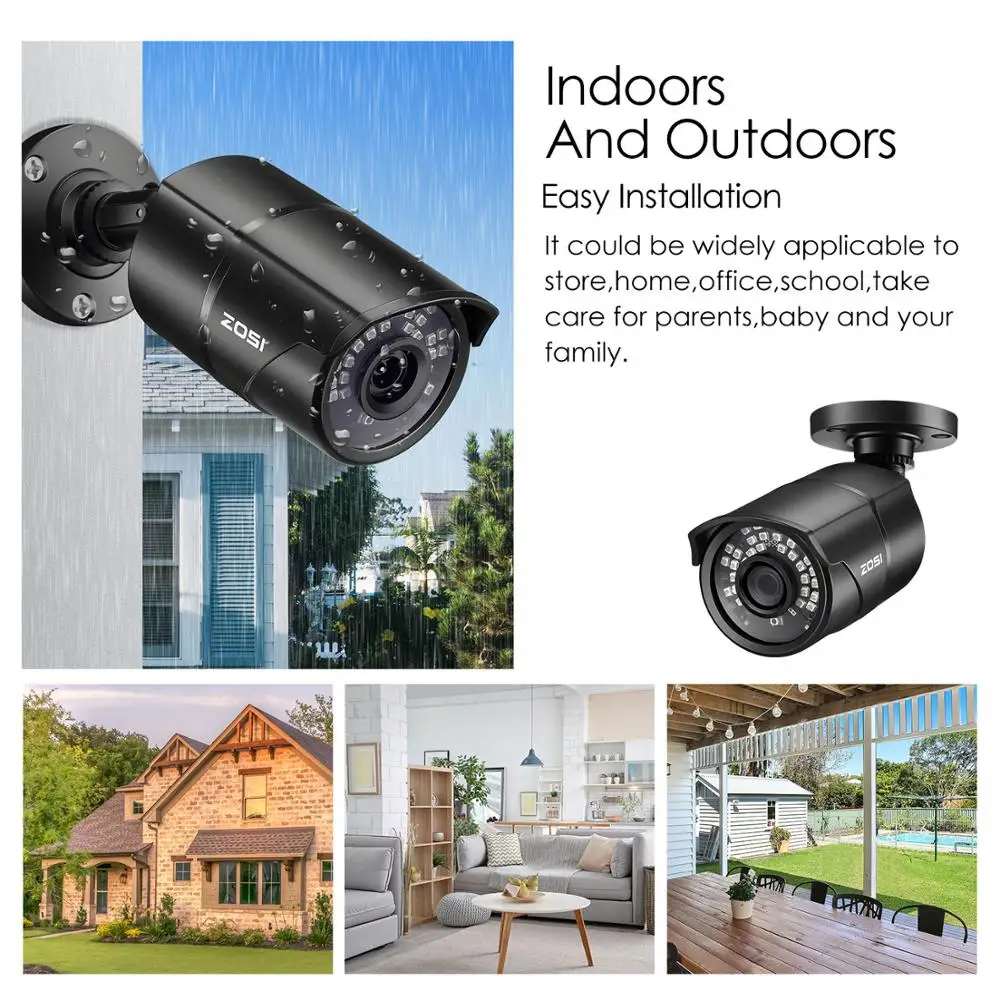 ZOSI 960H аналоговый видеорегистратор CVBS CCTV объектив Камера модуль 1080P фильтр