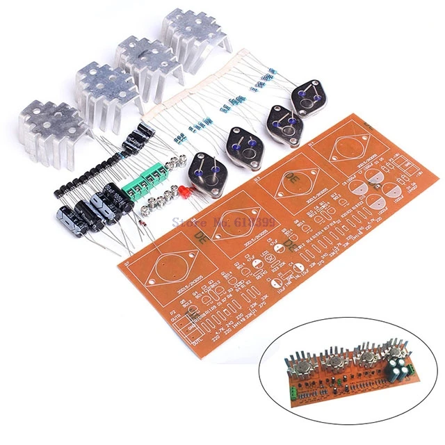 

A7-- Electronic DIY Kits OCL Amplifier Board Suite 100W Dual Track Two Channel Stereo Eletronica Electric Experiment DIY Electro