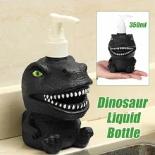 350 мл черный динозавр ванная комната держатель для жидкого мыла Пресс бутылка Диспенсер Бутылка домашнее украшение Хэллоуин украшение