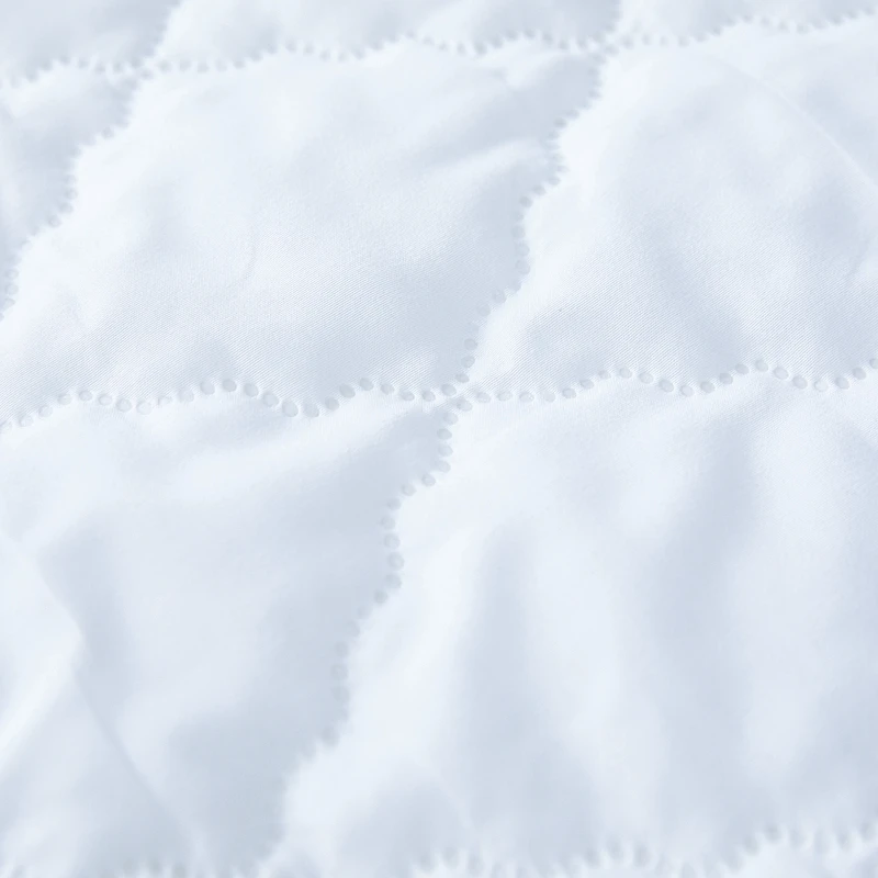 Белый стеганый хлопок водонепроницаемый кровать протектор Pad твердый Воздухопроницаемый матрас чехол для спальни с покрывалом на резинке постельное белье