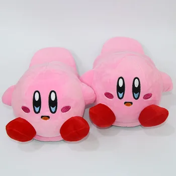 

Game Kirby Cosplay Slippers Saber Prop Cos Slippers Warm Cotton Slippers Fans Collection Gift Drop Ship