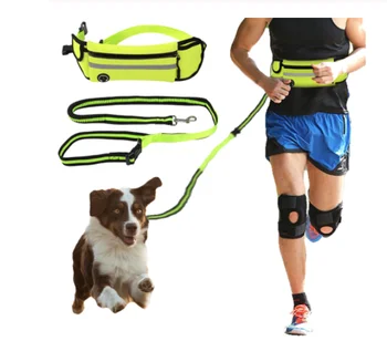 

Pet Dog Elastic Belt Running Leash Set Hands Free Dog Leashes Collar Pets Accessories Puppy Dog Harness Leash For Pet