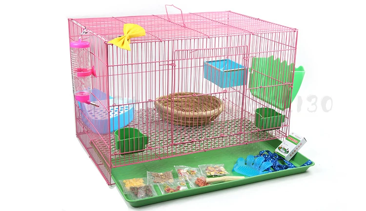 Rabbit cage extra large rabbit cage Dutch pig mouse drooping rabbit breeding cage pet rabbit Dutch rat nest