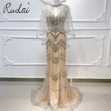 Роскошное тяжелое длинное платье для выпускного вечера с перьями и v-образным вырезом, вечерние платья, vestidos largos de robe de soiree