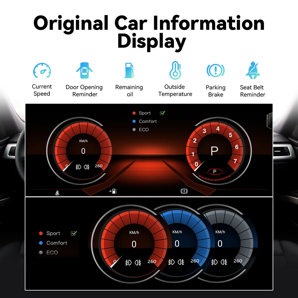 Carplay Android 12 6GB+128GB Car Stereo Multimedia For BMW 1 Series E87 E81 E82 E88 CCC CIC Auto Radio GPS Navigation IPS Screen