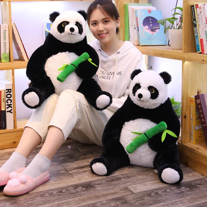 50 см милая детская большая гигантская панда Медведь плюшевая кукла животные игрушка-подушка мультфильм прелестные куклы девушки подарки влюбленным