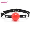 Adult Game Soft Rubber 40mm Mouth Ball Gag Fetish Bondage Oral Fixation Mouth Open Stuffed Love Restraint Sex Toys XN0046 1
