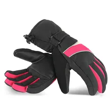 1 пара USB перезаряжаемые зимние взрослые питание от электросети теплый нагретый перчатки для катания на лыжах водонепроницаемые спортивные противоскользящие защитные