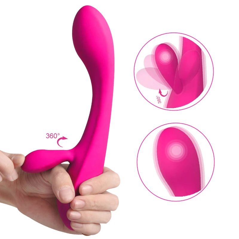 G Spot Rabbit Мощный вибратор секс игрушки для женщин Стимулятор клитора Двойное