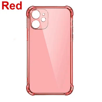 Thick Shockproof Silicone Phone Case For iPhone 13 12 11 Pro Xs Max X Xr lens Protection Case on iPhone 6s 7 8 Plus Case on SE 10