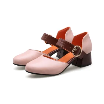 

Big Size Fashion color matching sandals high heels sandals women shoes woman summer ladies