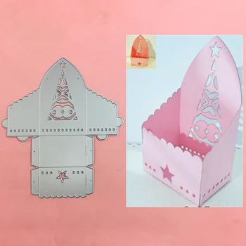 

Irregular Pentagram box Metal Cut Dies Stencils for Scrapbooking Stamp/photo album Decorative Embossing DIY Paper Cards