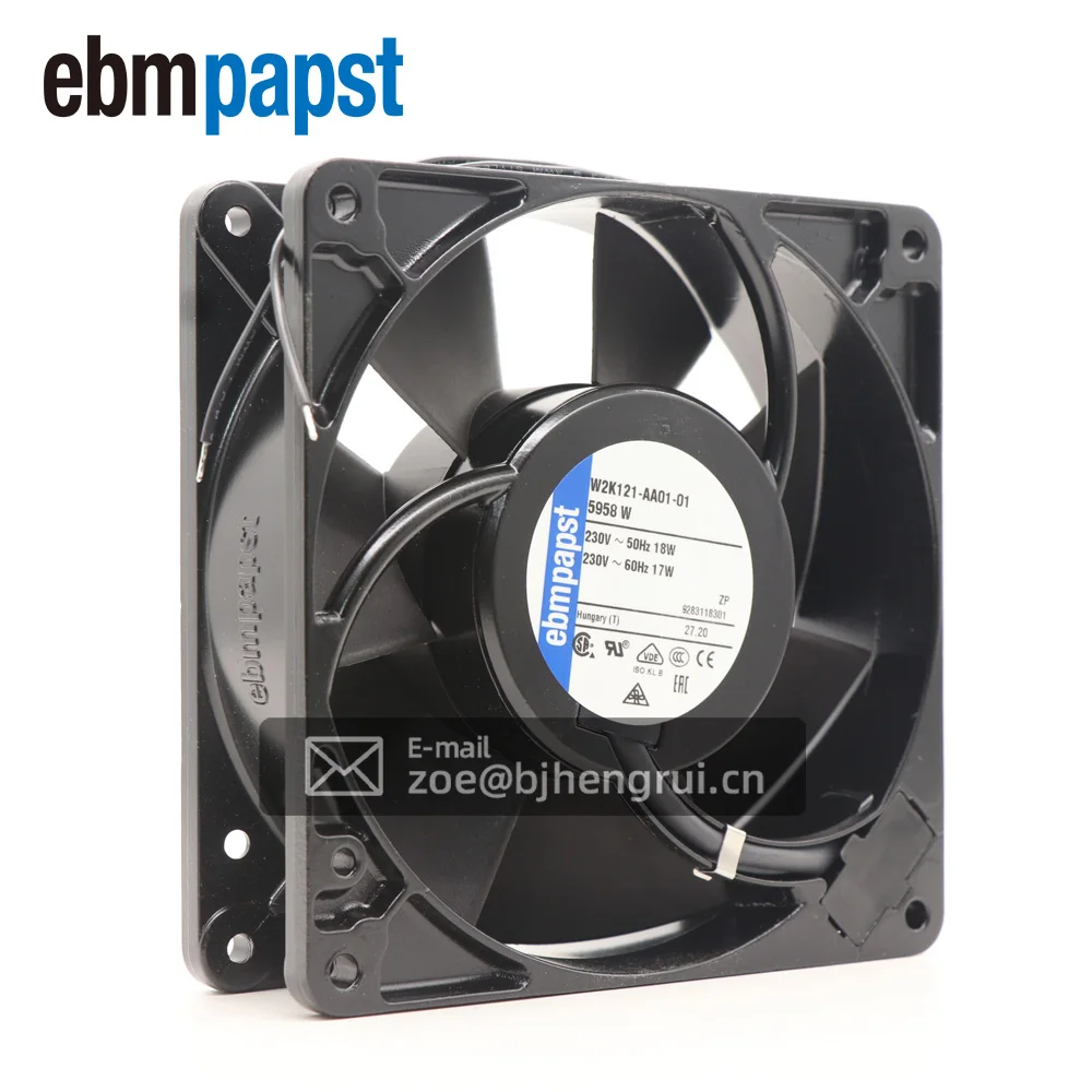 for ebmpapst 5958 Cooling fan 230V 17/18W 2700r/min 44db 127x127x38mm 