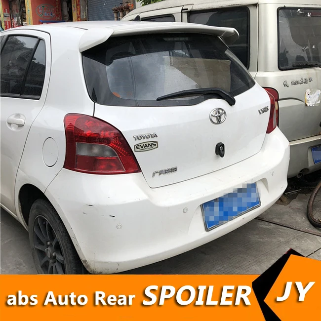 Для Yaris хэтчбек спойлер 2006-2013 Toyota YDWKD ABS пластик Материал заднее крыло автомобиля