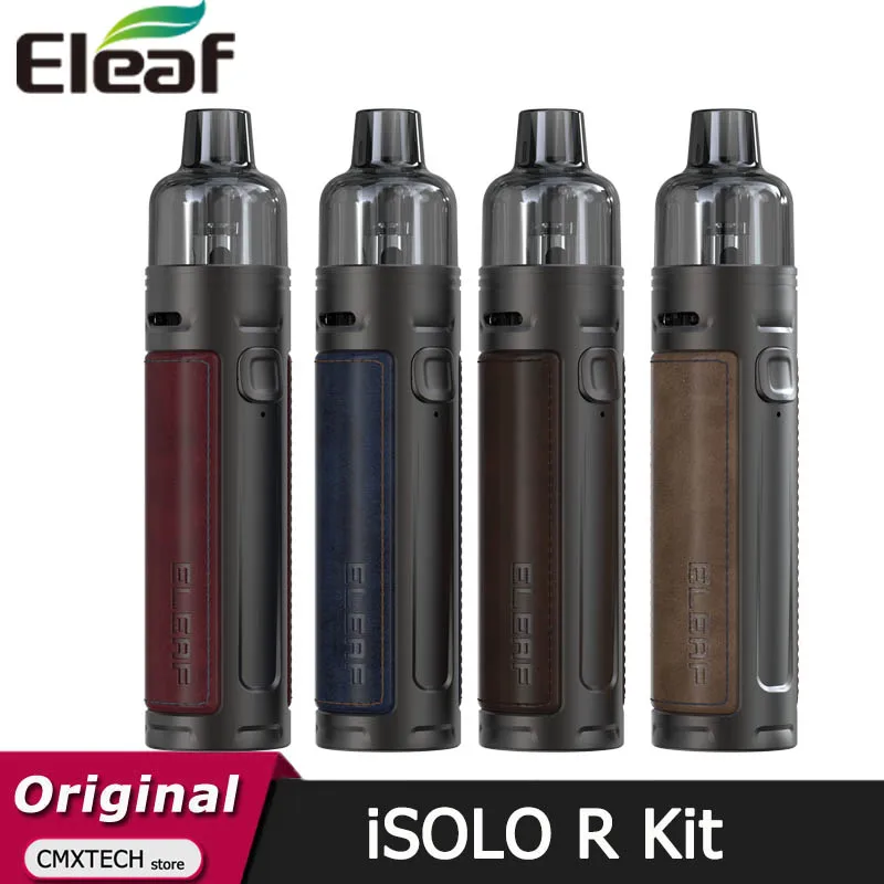 Eleaf-Kit de vapeo Original iSOLO R, 30W, con batería de 4,5 ML, GTL Pod, 1800mAh, sistema Pod de cigarrillo electrónico, vaporizador de flujo de aire Dual