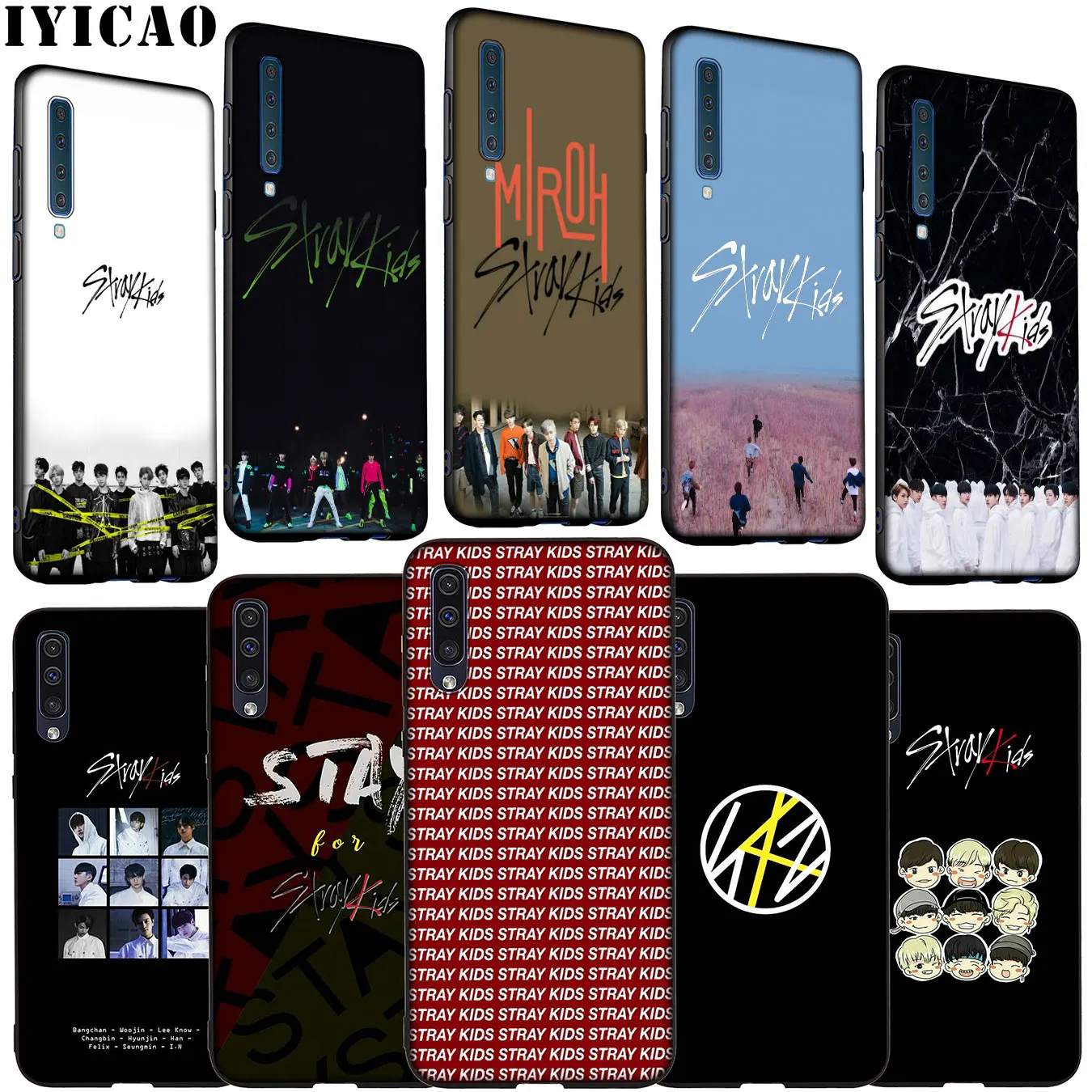 Stray Kids KPOP Soft Silicone Phone Case for Samsung Galaxy A70 A60 A50 A40 A30 A20 A10 M10 M20 M30 M40 A20E Cover |