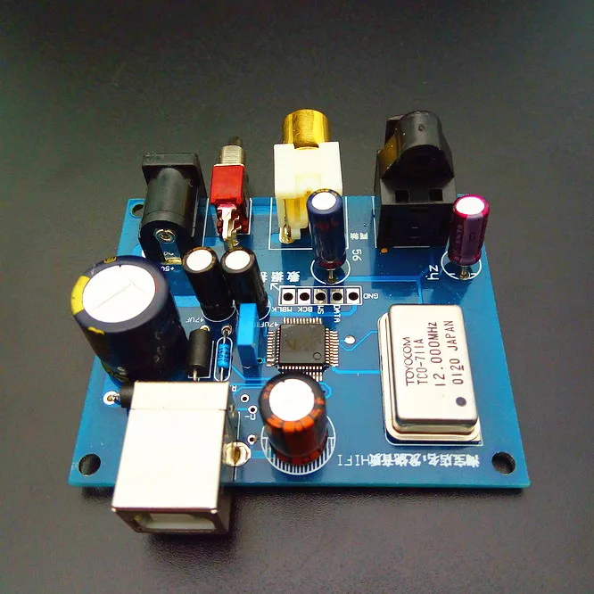 USB исходный код 5,1 реальные коаксиальный Выход I2C автобус Выход доска для II2S Выход, таких как Мощность усилитель CD