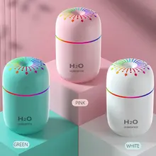 

300ML Colorful Light Aromatherapy Humidifier Home USB Colorful Light Car Smart Large Capacity Aromatherapy Humidifier