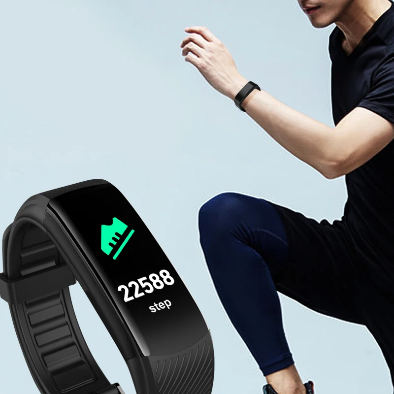 NEW Smart Bracelet Color Screen Heart Rate Step Counter Smart Watch Heart Rate Detection Blood Pressure Monitoring For Men Women