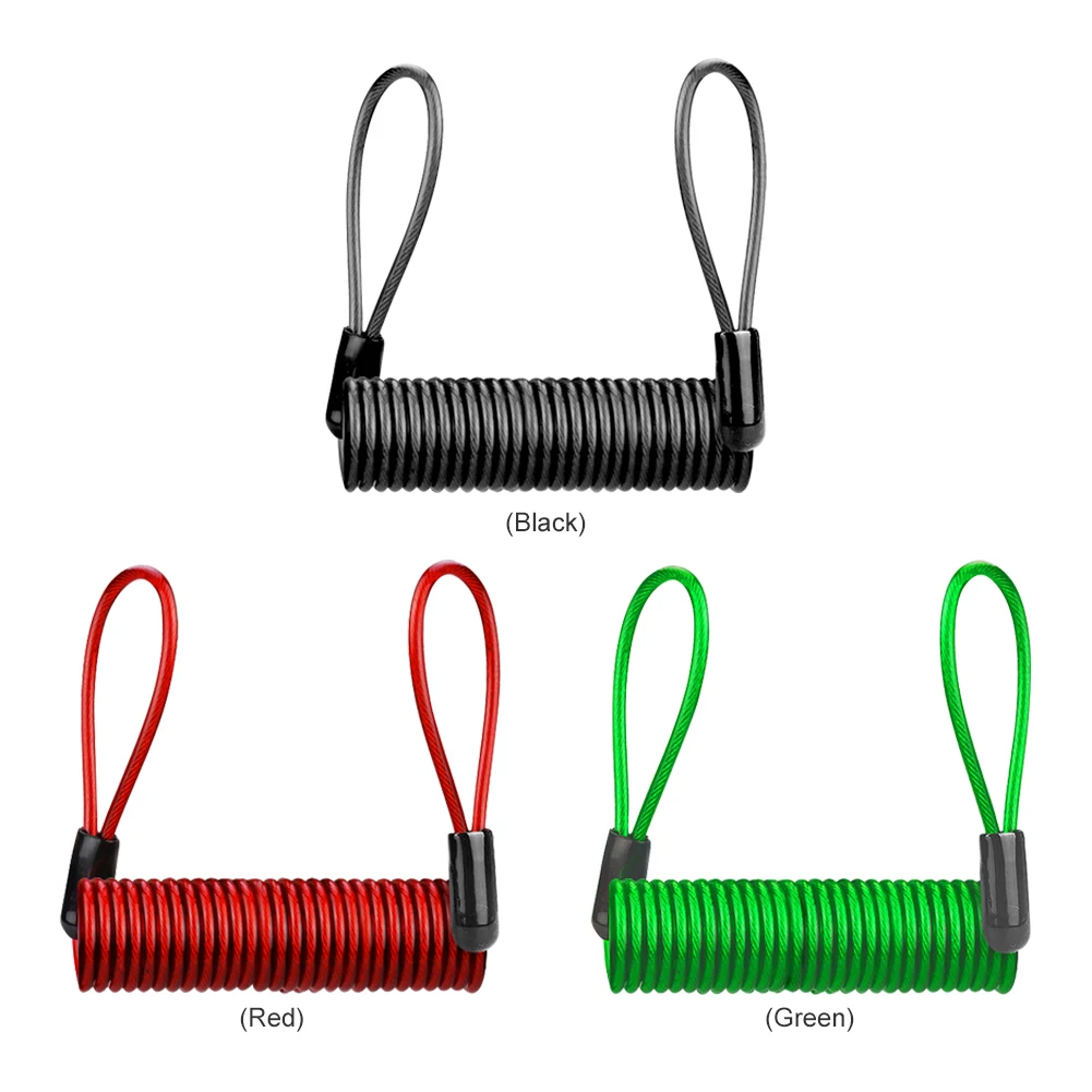 1.2m Anti Thief Motorbike Wheel Alarm Disc Lock Security Lock Reminder Cable w/ Dual Loop Bike Motorcycle Disc Set Warning Rope 1.2m Anti Thief Motorbike Wheel Alarm Disc Lock Security Lock Reminder Cable w/ Dual Loop Bike Motorcycle Disc Set Warning Rope