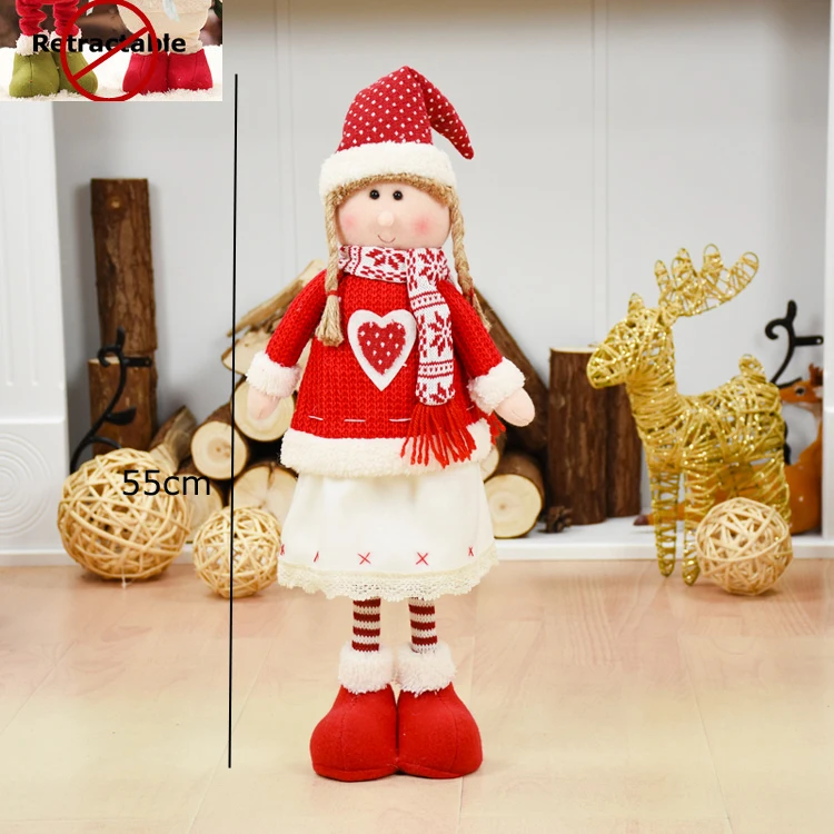 SDZS21002 Natal куклы мышки adornos de navidad Рождественская фигурка медведь рождественские украшения для дома Счастливого Рождества подарок на год для детей - Цвет: SDZS21002