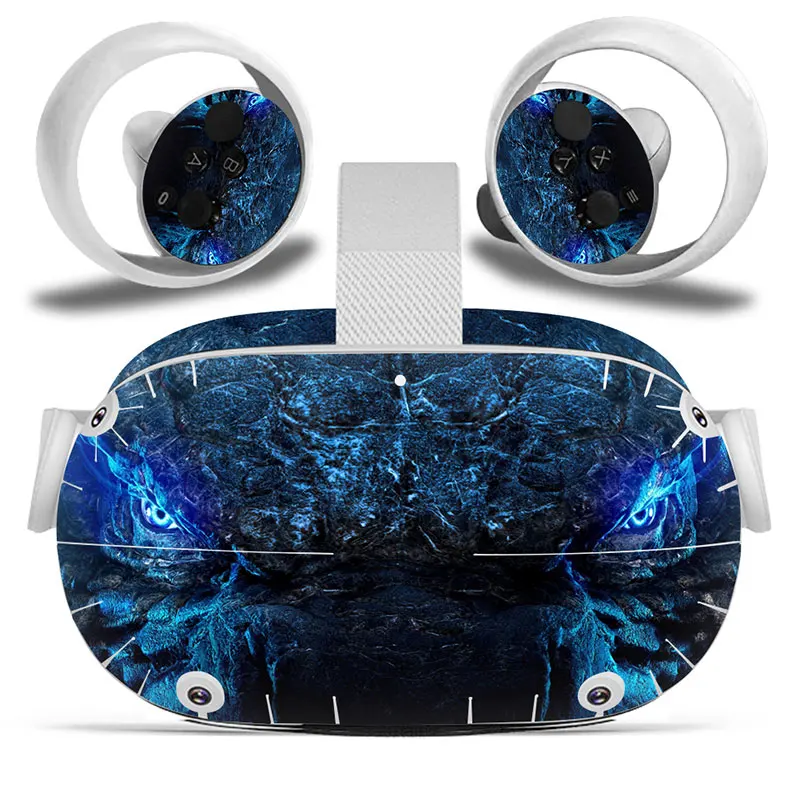 VR Glasses Sticker Oculus Quest 2 VR Glasses Protective Skin Decals PVC Removable Glasses Stickers For Oculus Quest 2 Headset