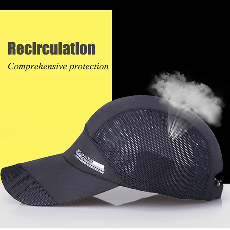 Hat men's summer outdoor travel quick-drying cap ladies sunscreen sun hat breathable sports running cap hat