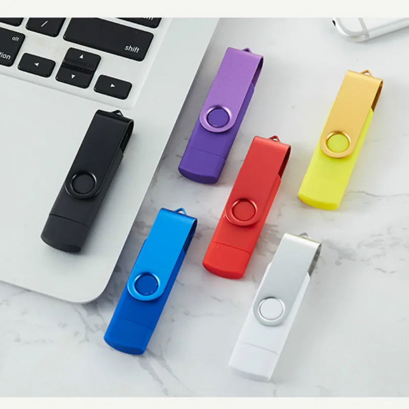 OTG USB флэш накопитель 64 ГБ 32 8 16 2 0 128g для смартфона Android с пользовательским