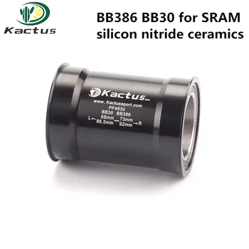 

KACTUS BB386 BB30 Ceramic Bearing Bottom Bracket MTB Bicycle 68-73mm 86.5-92mm Press Fit Road Bike for SRAM