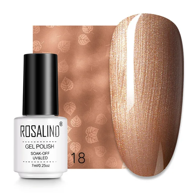 ROSALIND 7ML Nail Gel Polish Hybrid Varnishes All For Manicure Nails Art Base Top Coat UV Lamp Vernis Semi Permanent Varnishes RC18