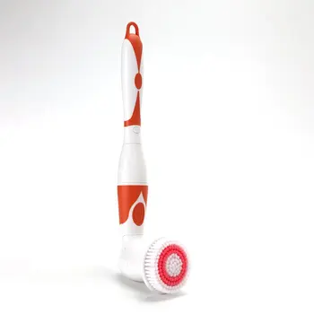 

Massage Electric Facial Body Cleansing Brush Rotary Bathing Nursing Shower Brush Waterproof Long Handle Spa Brush Set
