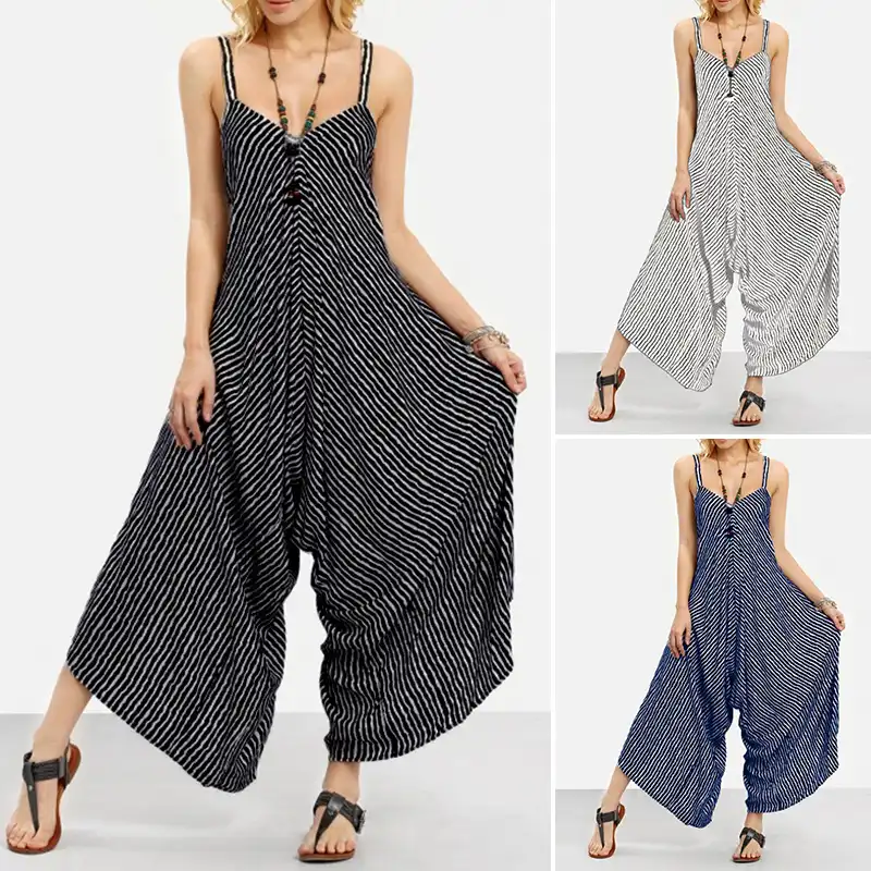 strapless casual jumpsuit