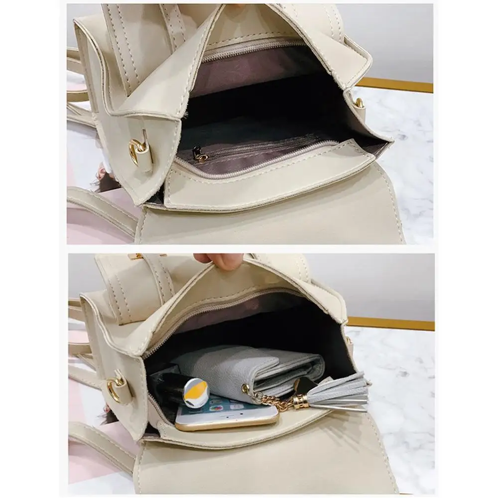 Модный школьный рюкзак для девочек-подростков, Высококачественная кожаная женская сумка через плечо, рюкзак с цветочной вышивкой, дизайнерский рюкзак