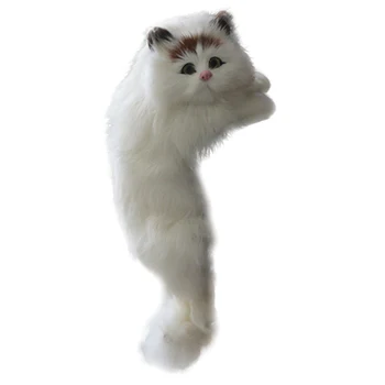 

Simulation Cat Animal Model Decoration Home Decoration Hanging Cat Crafts Plush Toy Doll Gift