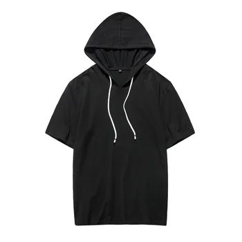 

Summer 2020 men's t-shirt casual solid color loose men's new sportswear