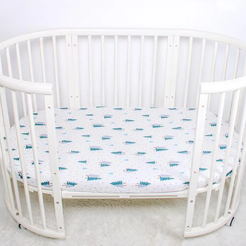 Baby Bedding Crib Mattress Cover Cot Bed Sheet Infant Toddler bed Decor 70*130cm Bedclothes Cotton Printing