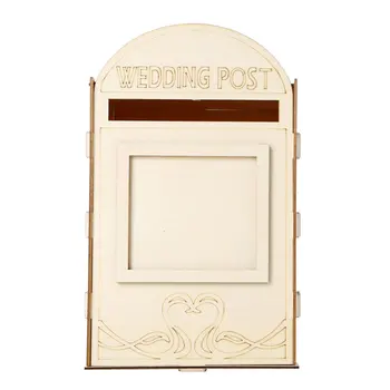 

Wooden Wedding Supplies Mailbox Royal Post Style Decoration Wooden Wedding Creative Letter Box Crafts Decoration