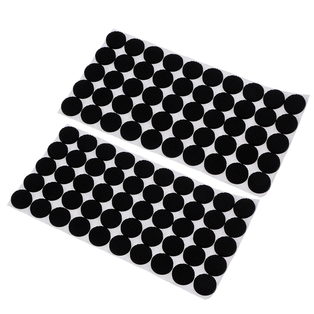 

100x Multifunction Self Adhesive Furniture Leg Table Chair Sofa Feet Non-slip Mat Sticky Pad Rubber Floor Protector Pads Scratch