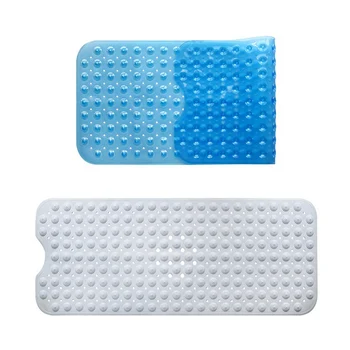 

40*100cm Large Bathtub Safety Shower Anti-slip Bath Mat Bathtub PVC Floor Mat with Suction Cup