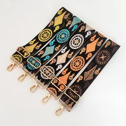 Fashionable Wide Shoulder Straps Simplicity All-match Colorful Printed Bag Straps Replacement Adjustable Strap Bag Accessory